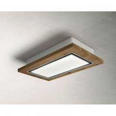 Elica Lullaby Wood /A/120 Wi-Fi Connet Απορροφητήρας Νησίδα-Οροφής 120cm Καφέ